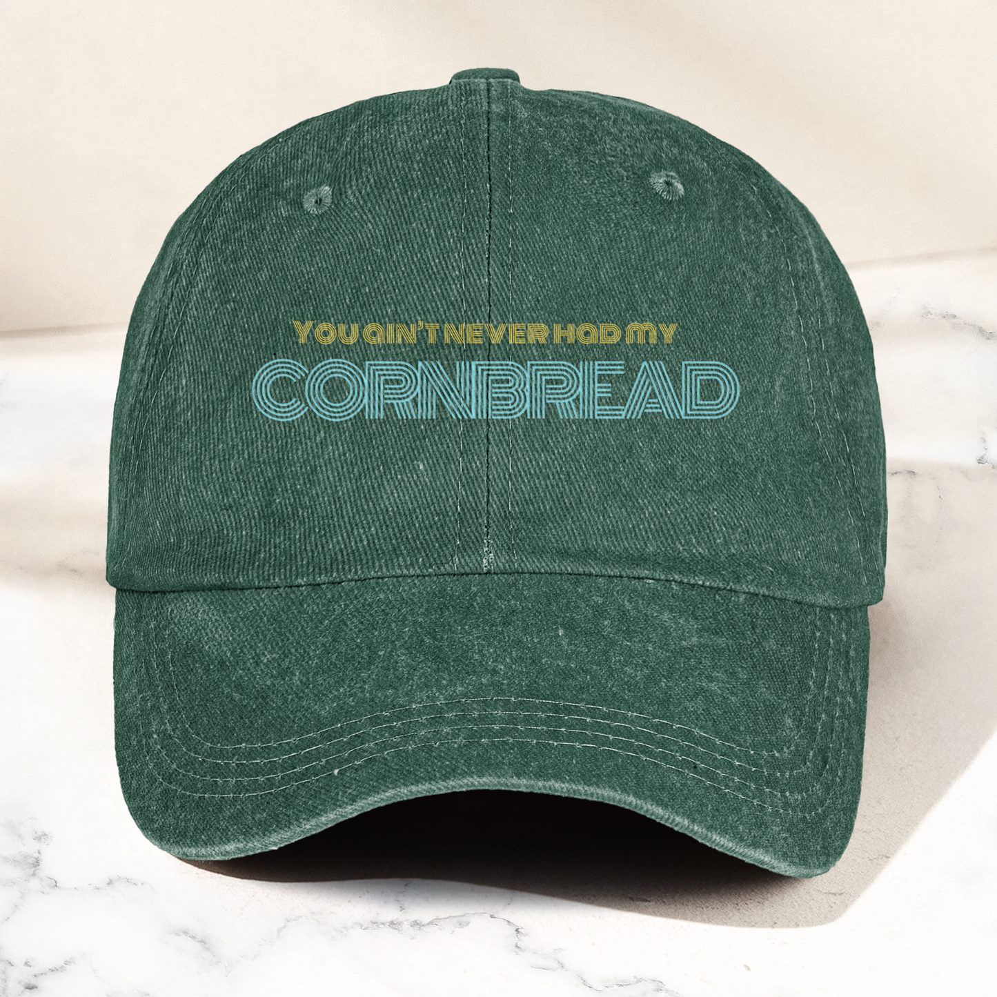 Dave Matthews Band Cornbread Lyrics Denim Cap – Retro Music Cap Gift For Dad (With Box)