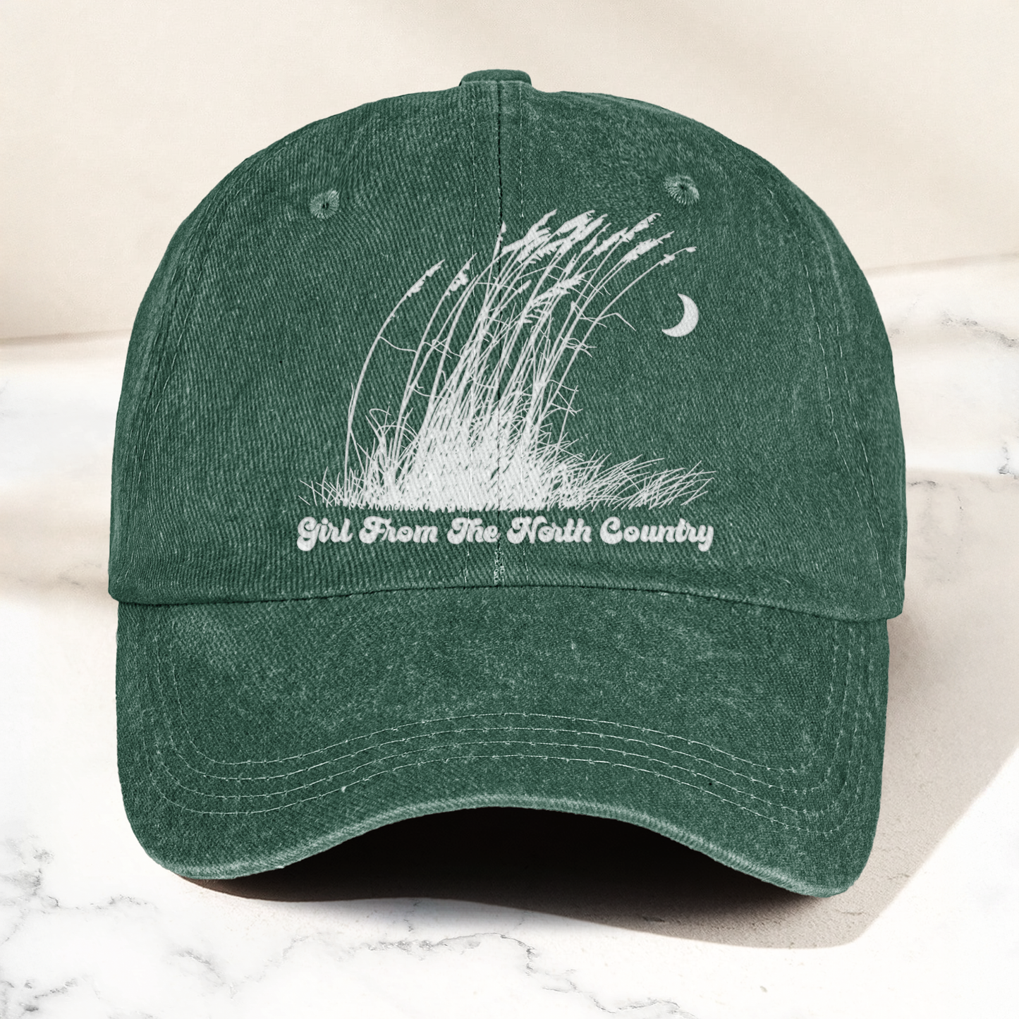 Bob Dylan Girl From The North Country Folk Lyrics Music Merch Denim Cap – Retro Vintage Dad Cap Gift For Dad (With Box)