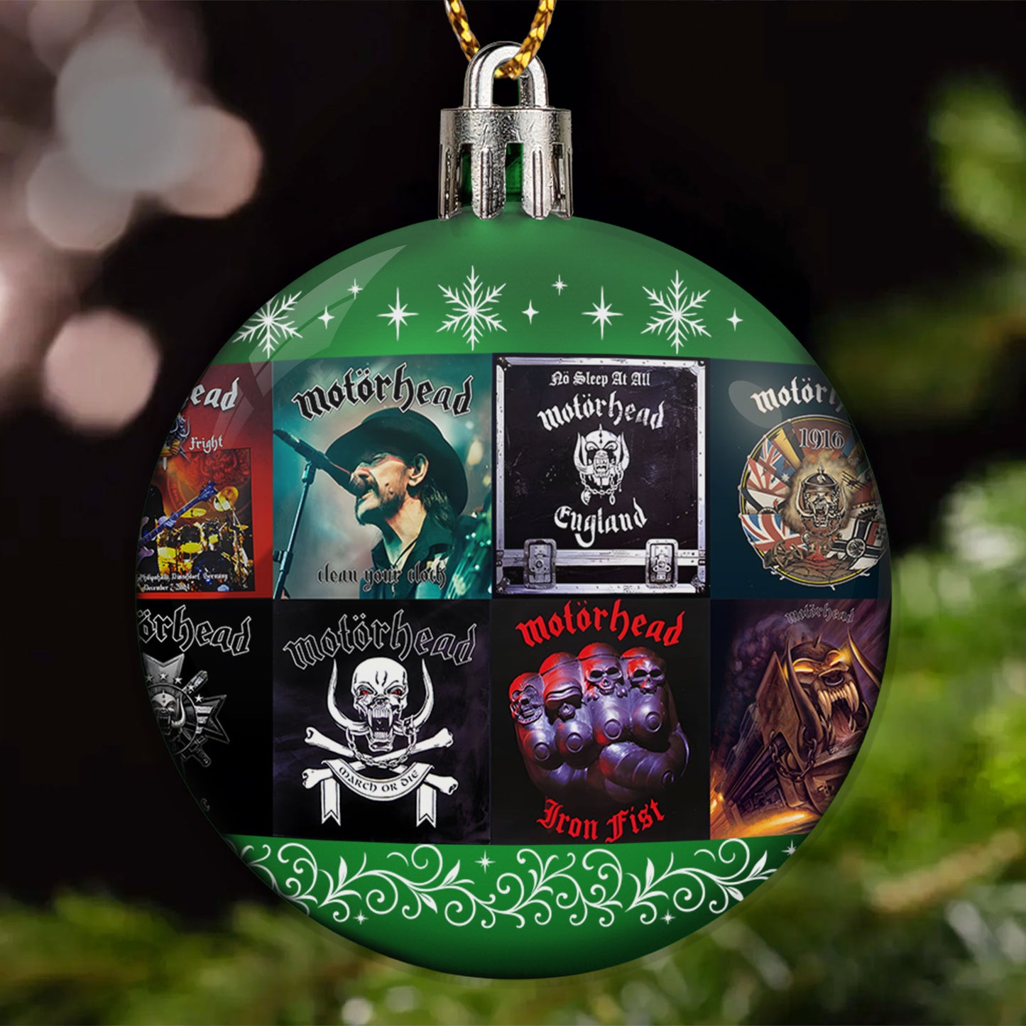 Motörhead Ball Ornament – Heavy Metal Legends Collection