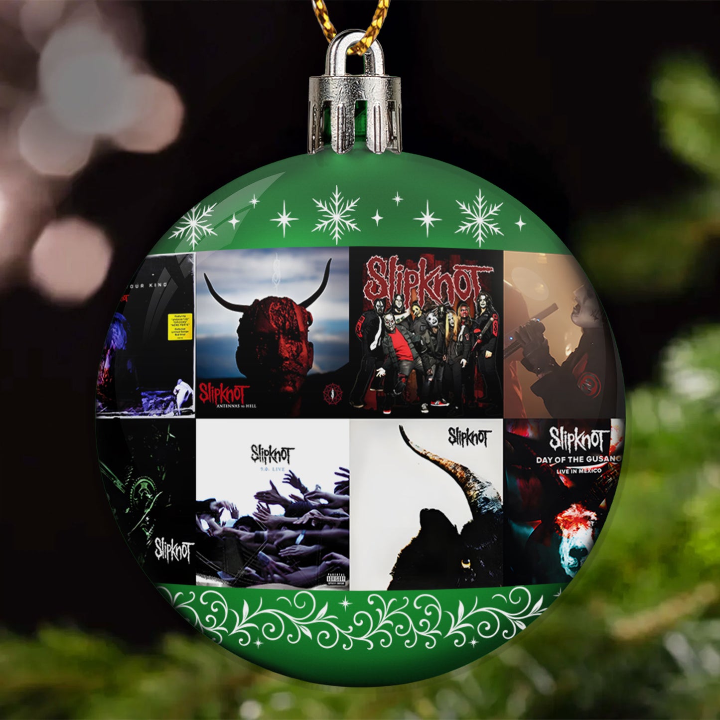 Slipknot Ball Ornament – Metal Mayhem Collection