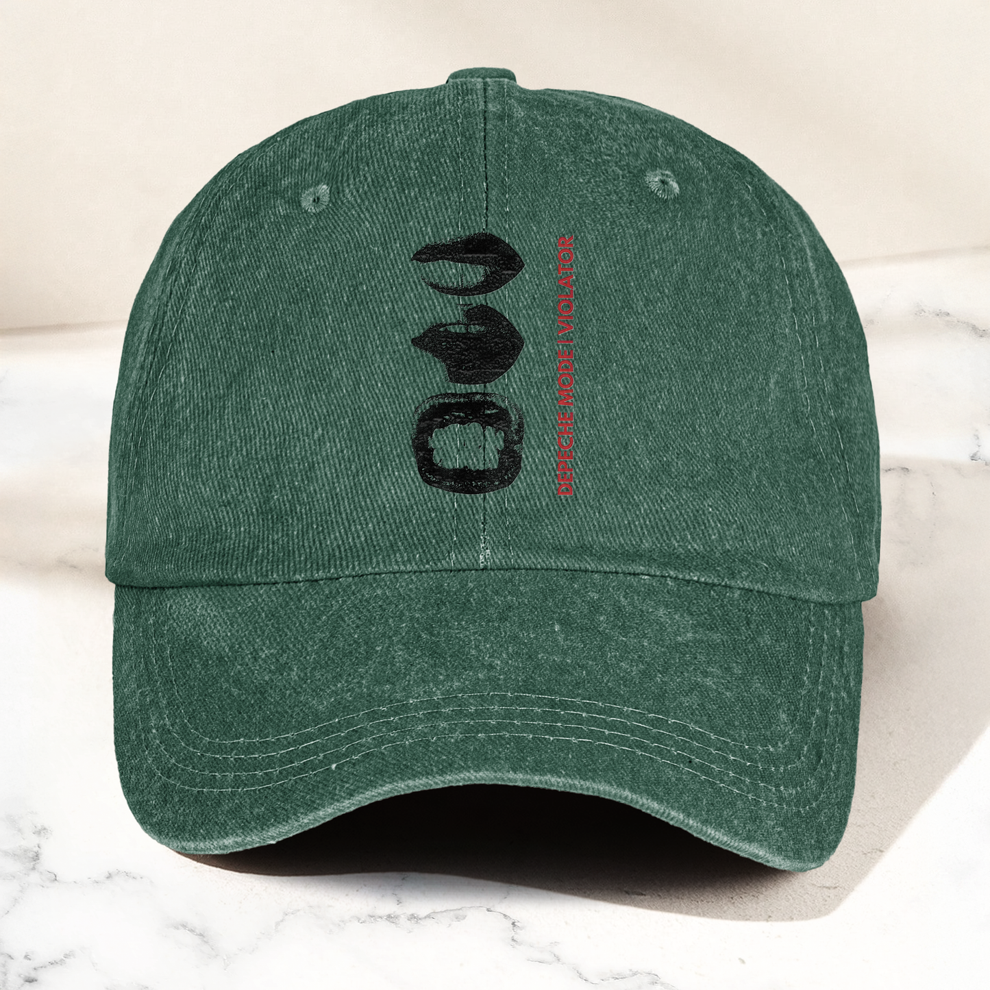 Depeche Mode Violator Denim Cap – Vintage Depeche Mode Band Merch Gift for Dad (With Box)