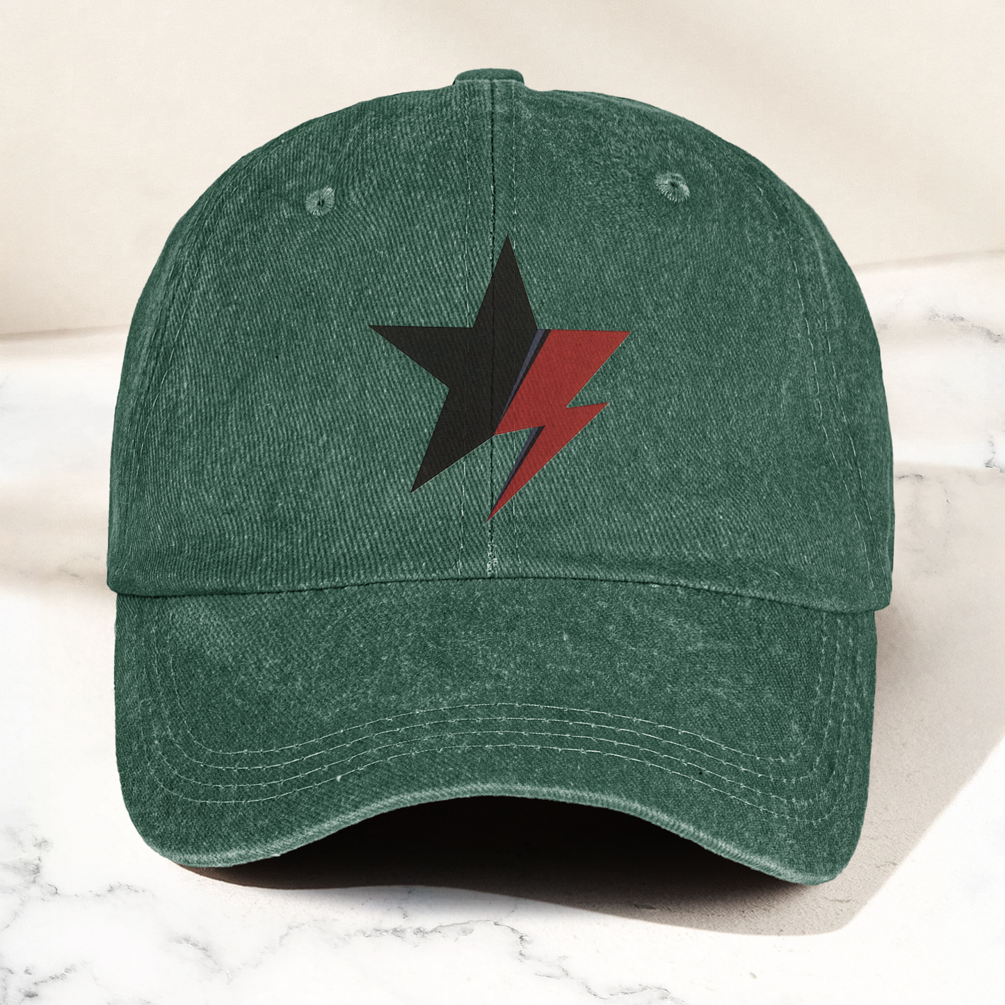 David Bowie Blackstar Ziggy Stardust Denim Cap – Retro Music Cap Gift For Dad (With Box)