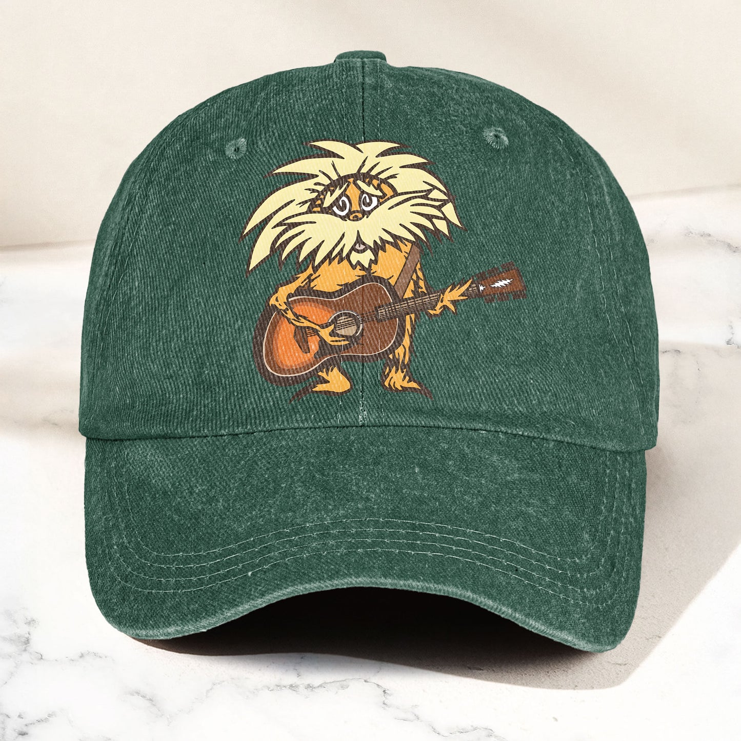 Bob Weir Denim Cap – Retro Bob Weir of Grateful Dead Merch Dad Hat (With Box)