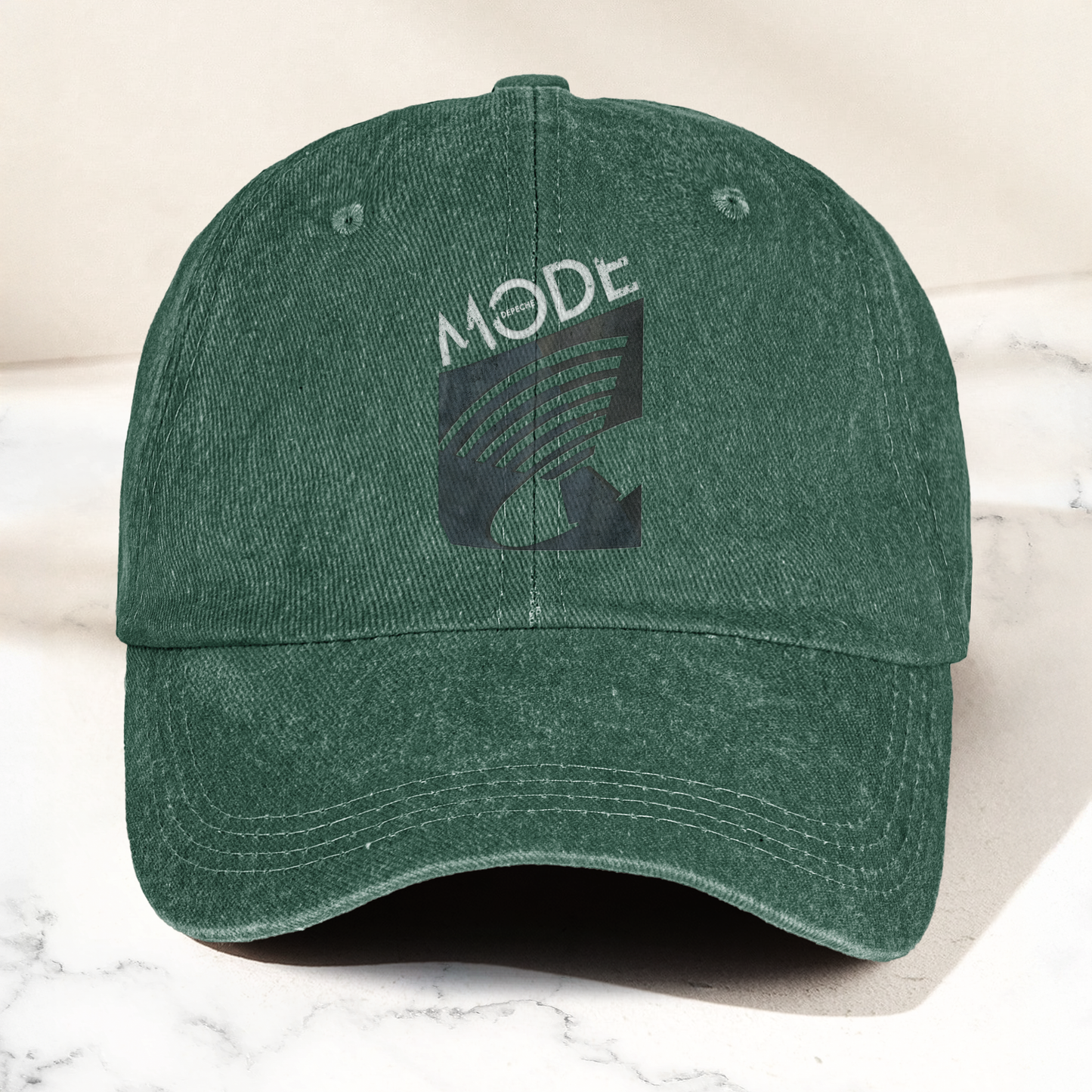 Depeche Mode Music for the Masses Denim Cap – Vintage Depeche Mode Band Album Merch Gift for Dad (With Box)