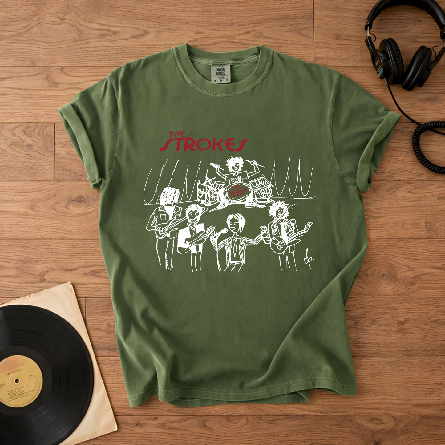 The Strokes Band Graphic Tour T-Shirt – Retro Music Band Merch Tee
