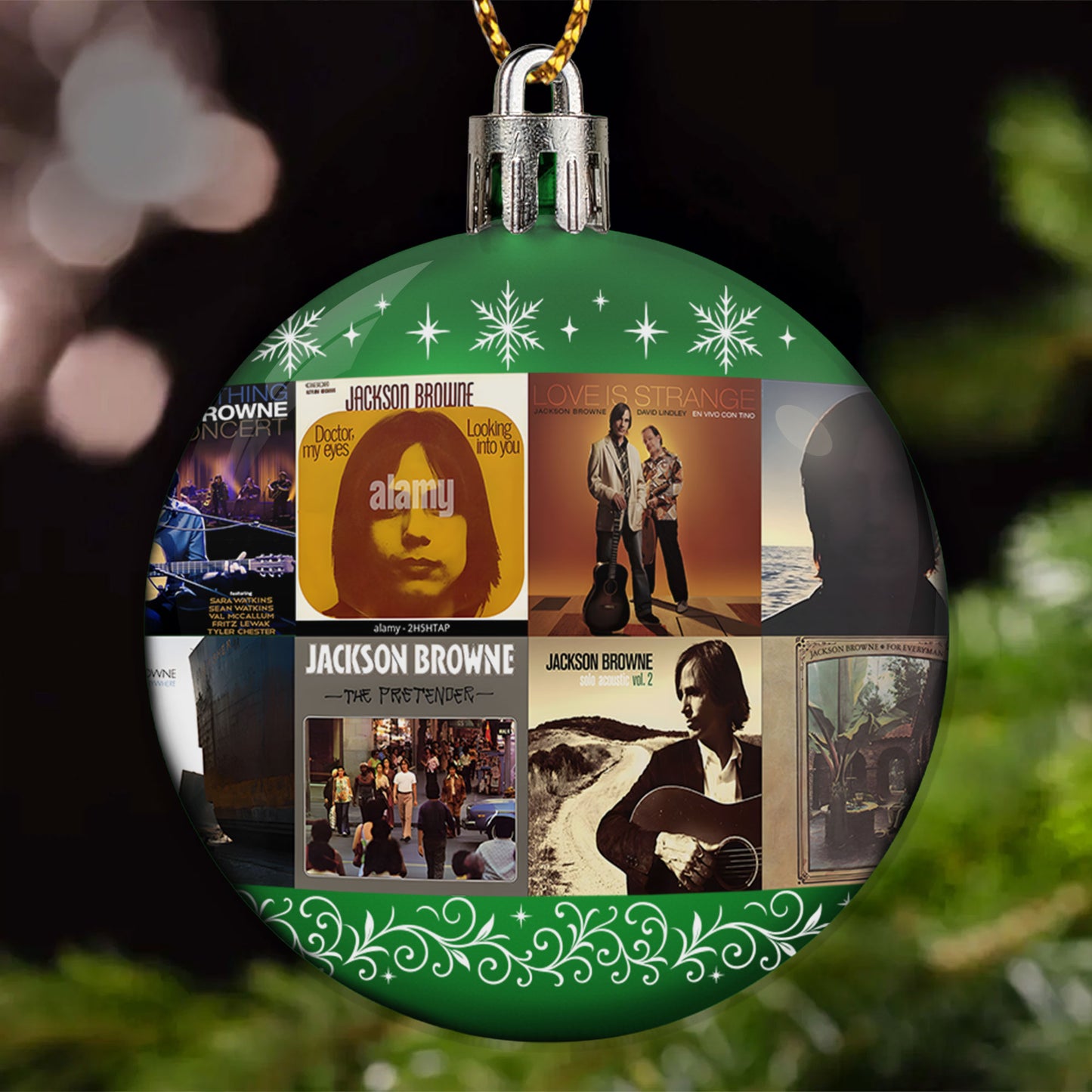 Bee Gees Ball Ornament – Glitter Blue Tribute to Disco Legends