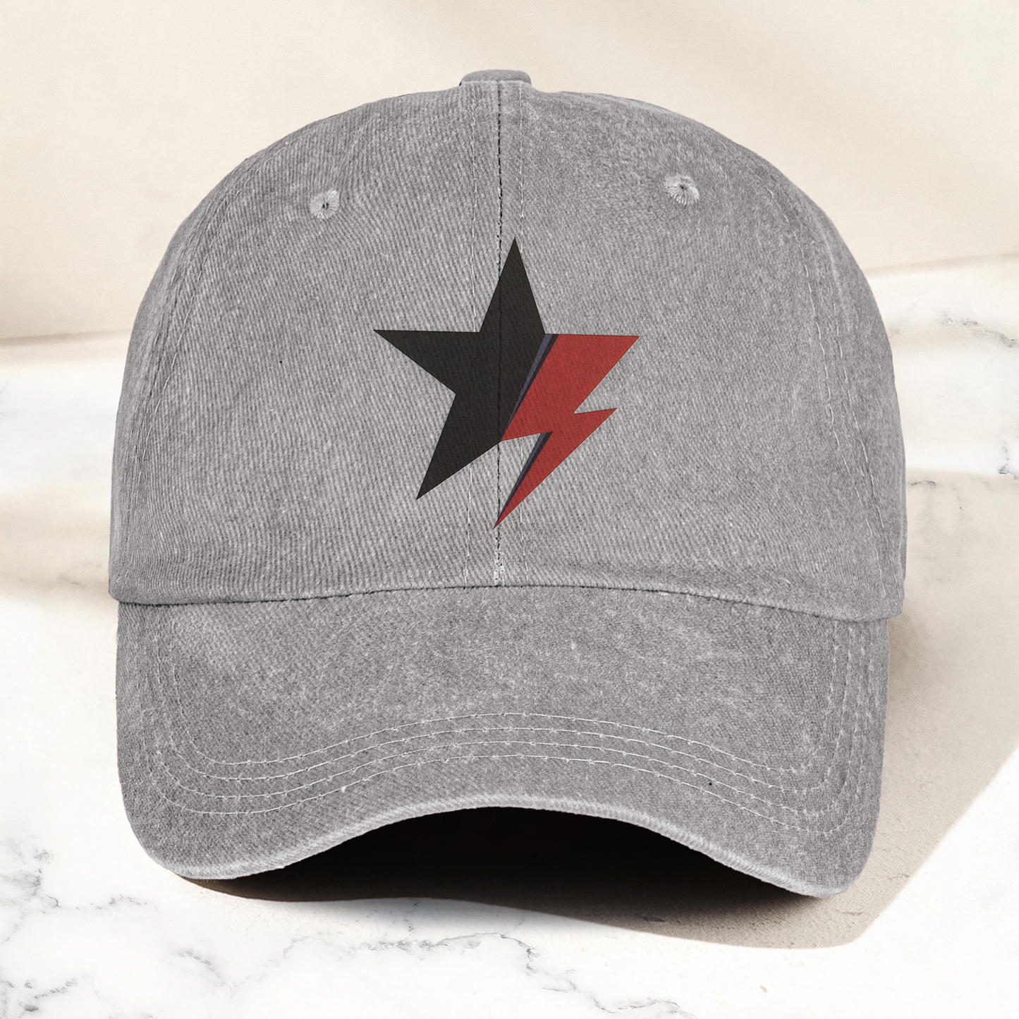 David Bowie Blackstar Ziggy Stardust Denim Cap – Retro Music Cap Gift For Dad (With Box)