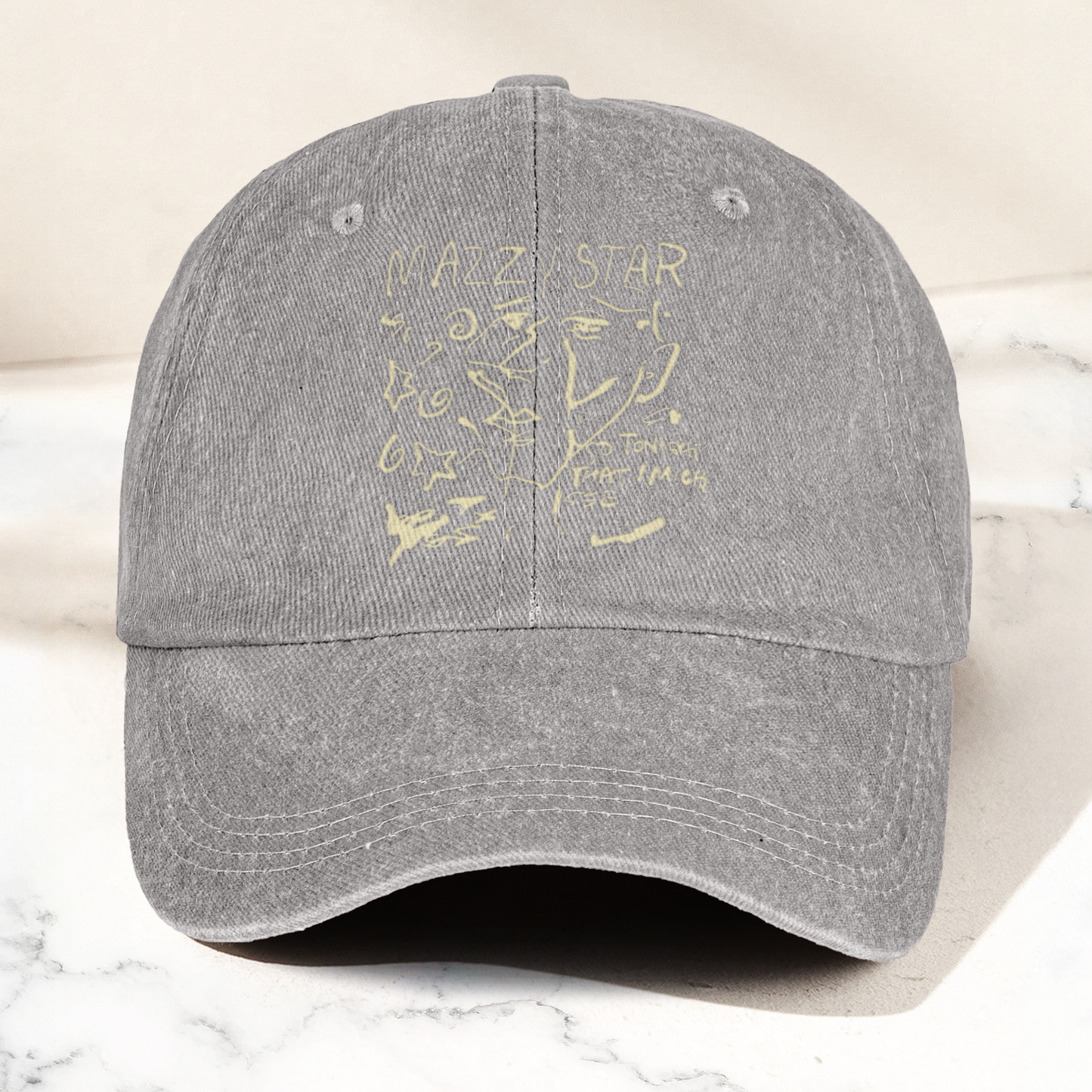 Mazzy Star So Tonight That I Might See Vintage Denim Cap – Retro Mazzy Star Band Cap Gift For Dad (With Box)