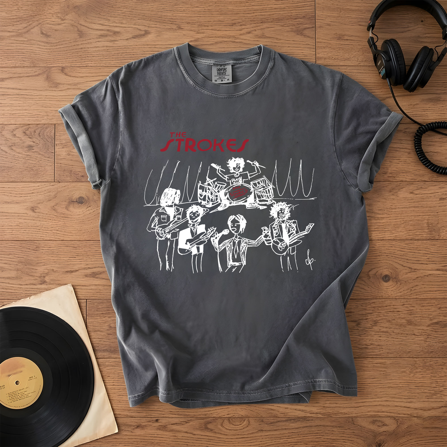 The Strokes Band Graphic Tour T-Shirt – Retro Music Band Merch Tee