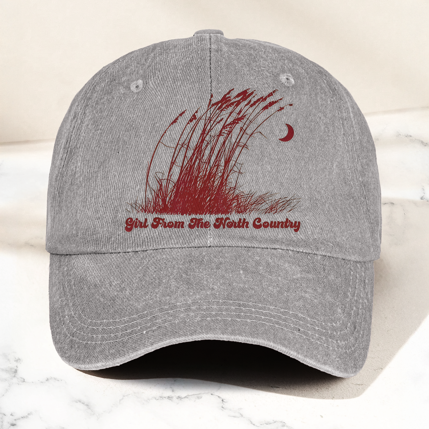 Bob Dylan Girl From The North Country Folk Lyrics Music Merch Denim Cap – Retro Vintage Dad Cap Gift For Dad (With Box)