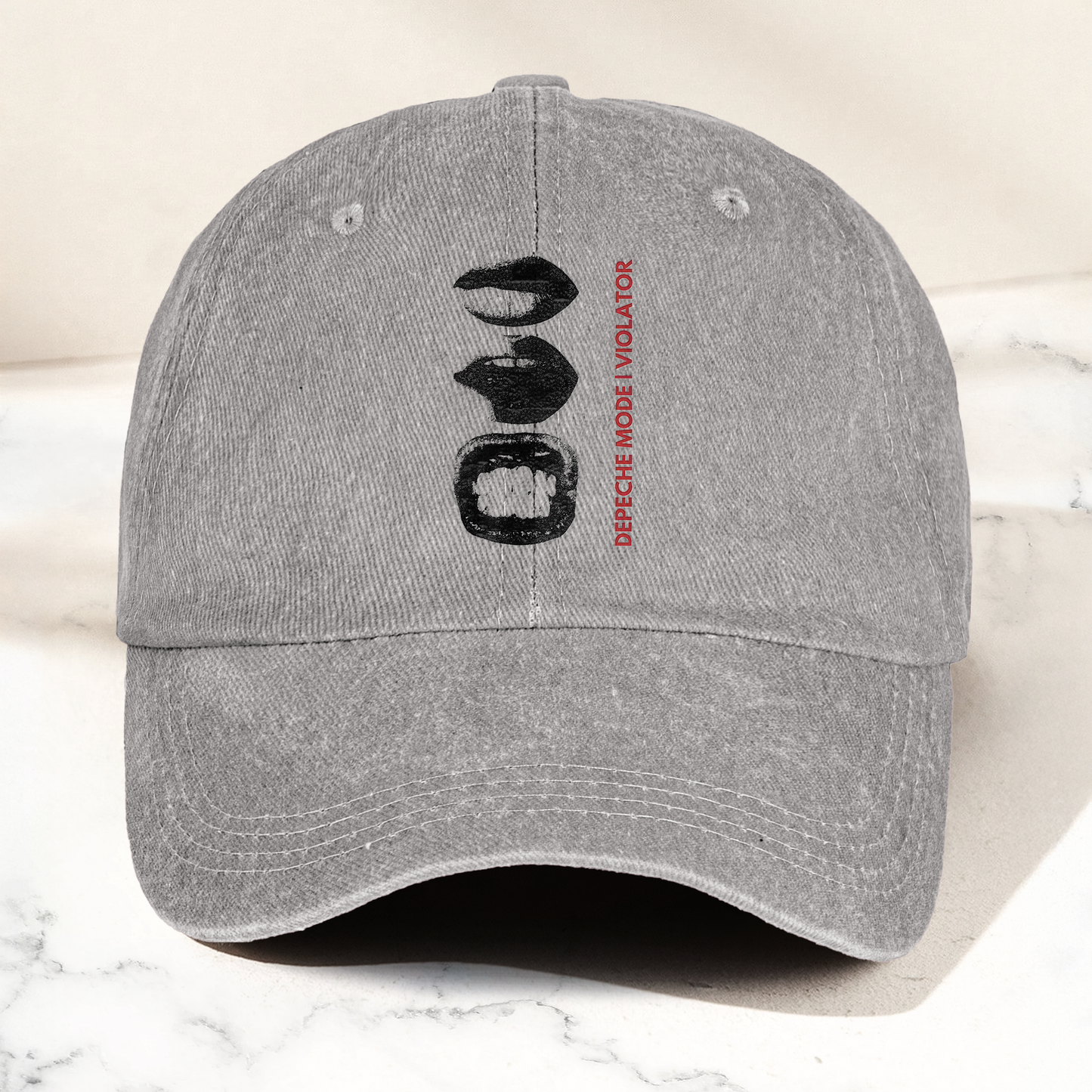 Depeche Mode Violator Denim Cap – Vintage Depeche Mode Band Merch Gift for Dad (With Box)
