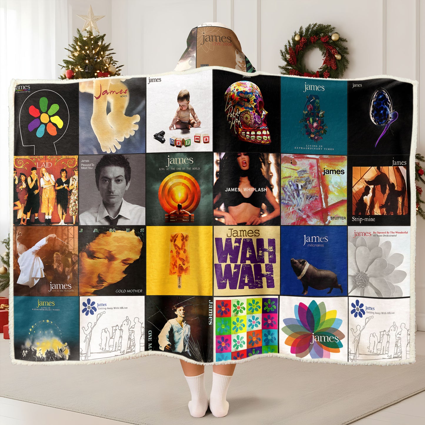 James (Band) Wearable Hooded Blanket – A Cozy Wrap of Indie-Rock Heart & 90s Nostalgia