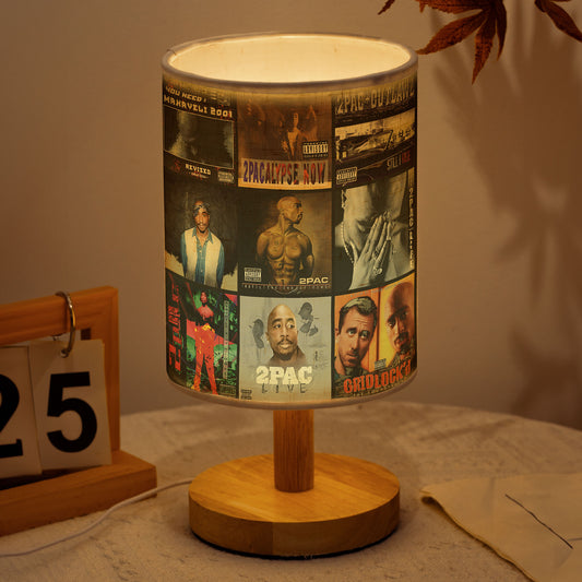 2Pac Album Art Tribute Table Fabric Lamp