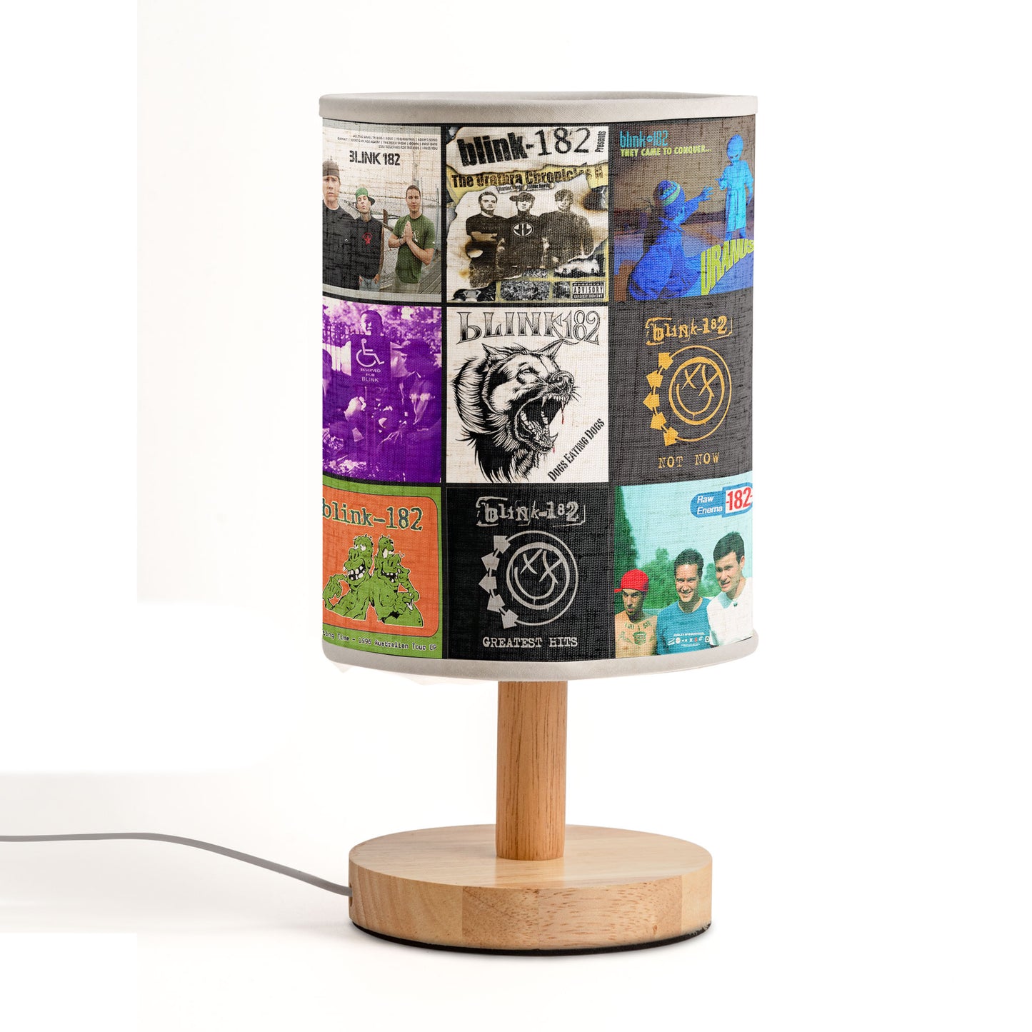 Blink-182 Fabric Lamp – Iconic Album Cover Table Light