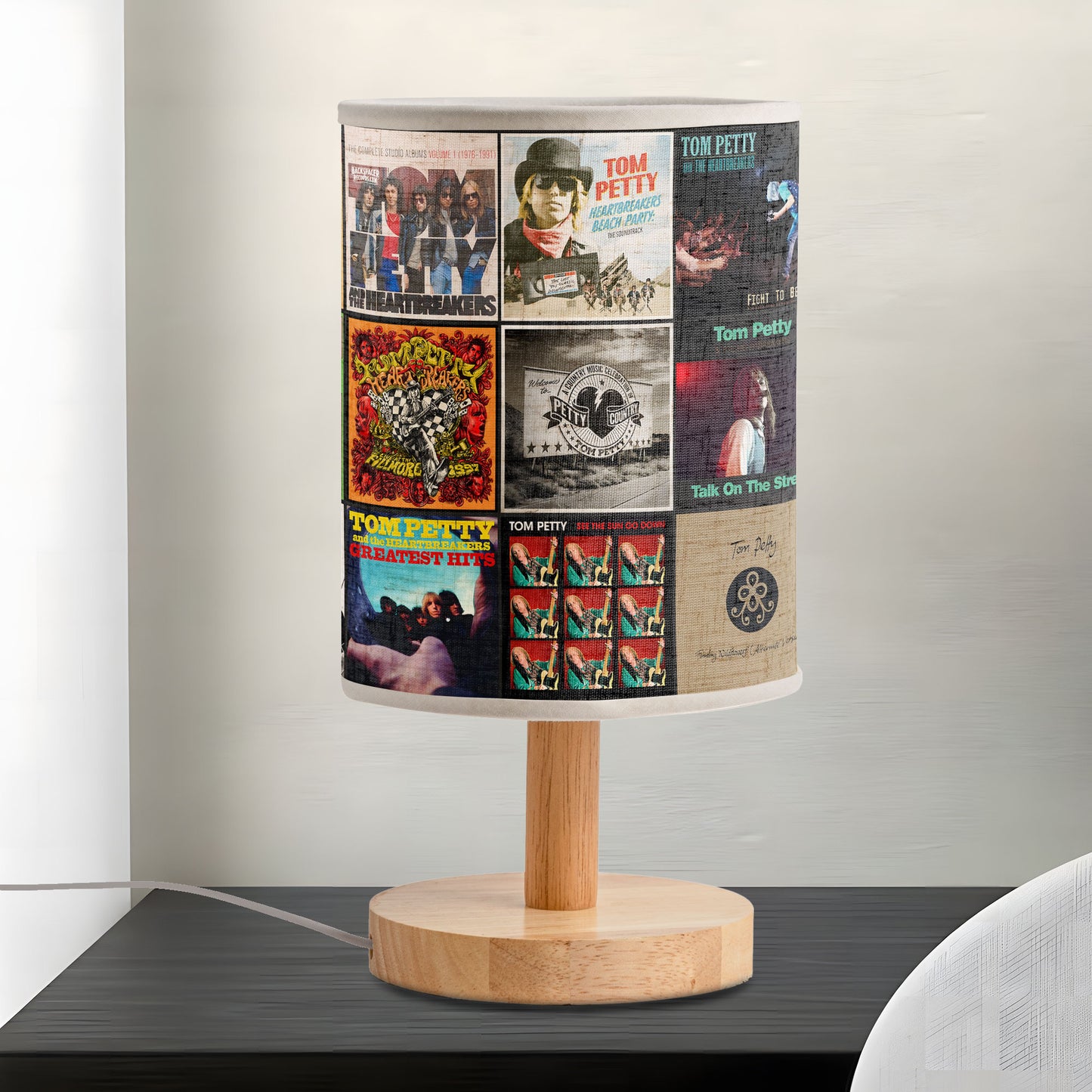 Tom Petty Album Cover Lamp – Classic Rock Americana Table Light