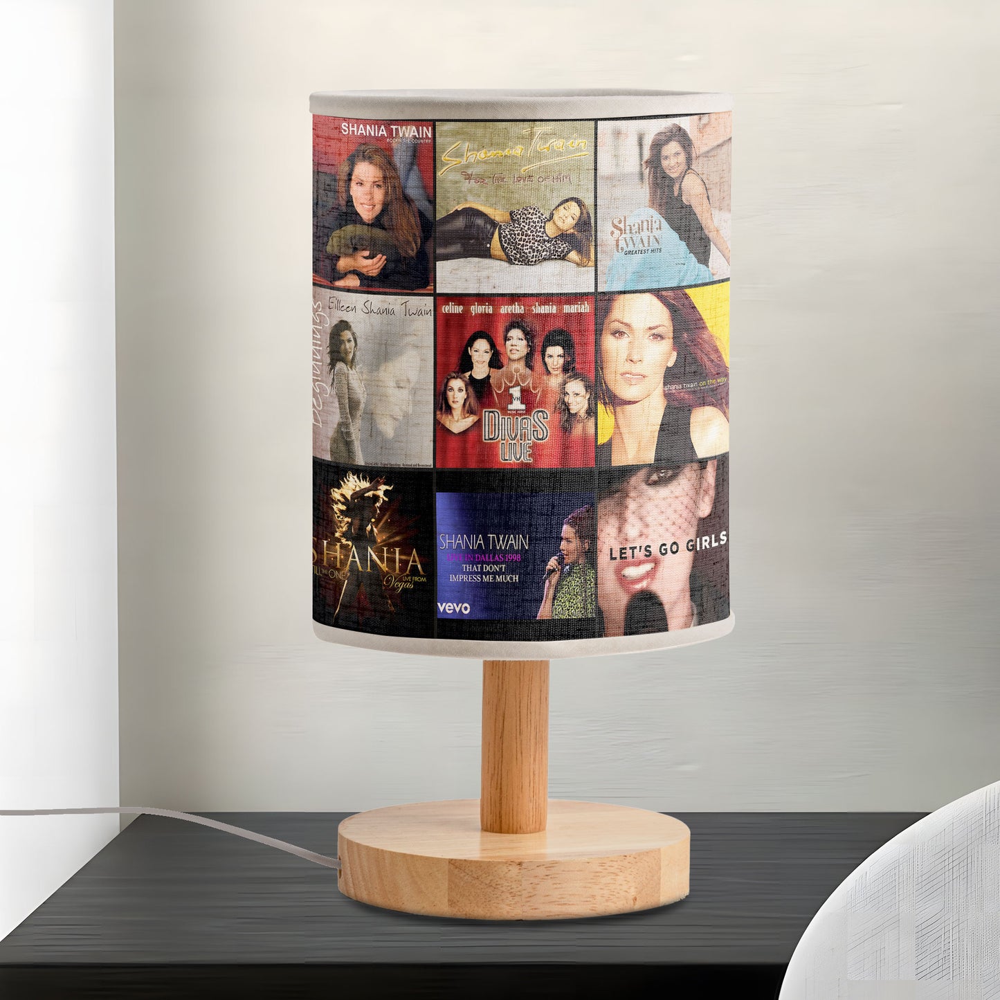 Shania Twain Album Art Lamp – Country Pop Music Lamp for Fans & Retro Home Décor