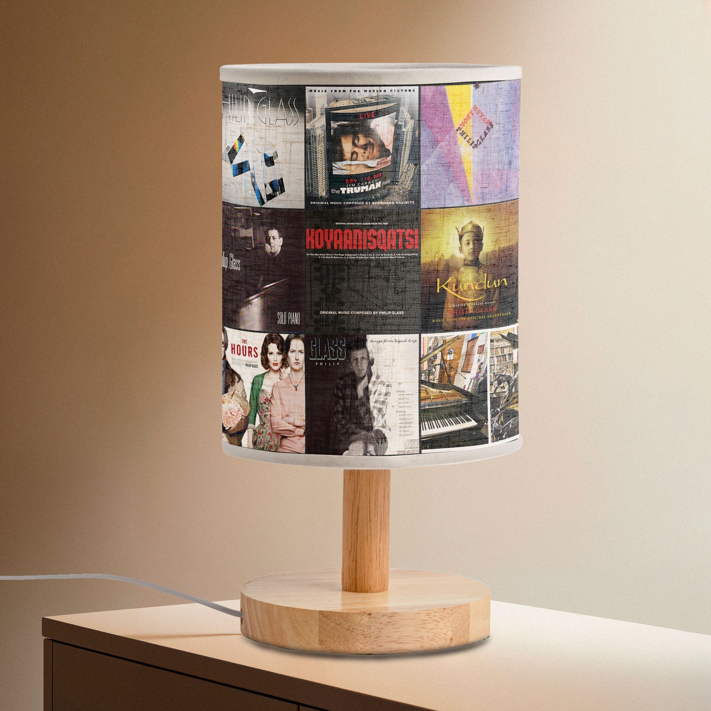 Philip Glass Lamp – Minimalist Light for Modern Minds 🎶✨