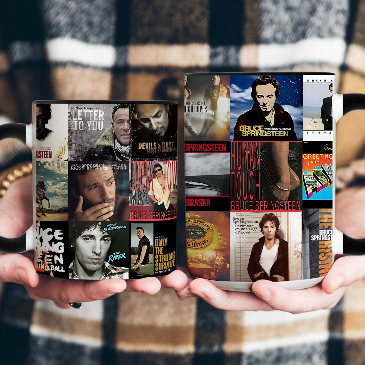 Bruce Springsteen Accent Mug – Classic Rock Nostalgia Gift for Fans