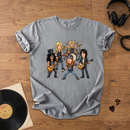Guns N’ Roses Band Graphic T-Shirt – Rock Fan Tee