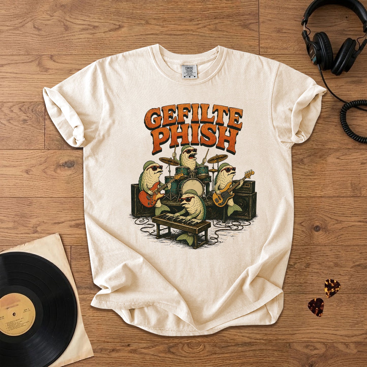 Gefilte Phish T-Shirt – Retro Rock Music Phish Band Merch Tee