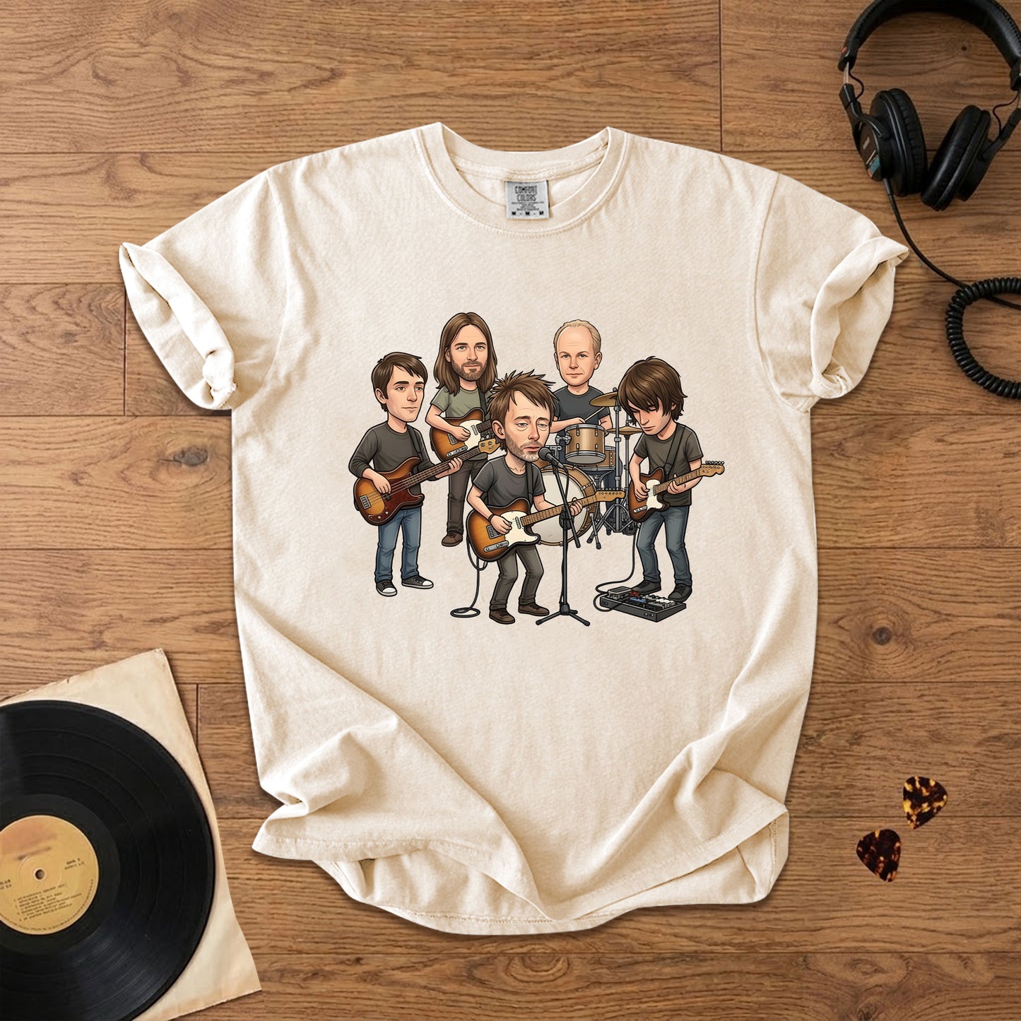 Radiohead Vintage Alternative Rock Band Comfort Tee – Retro Music Fan T-Shirt