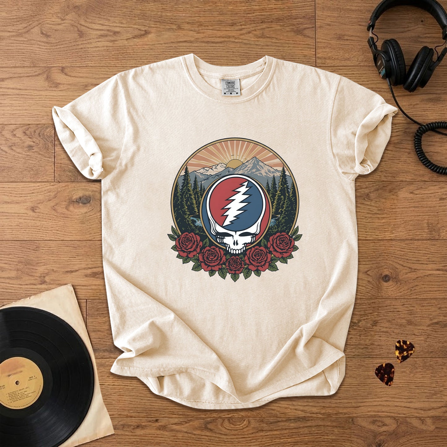 Grateful Dead Steal Your Face T-Shirt – Retro Rock Music Band Merch Tee