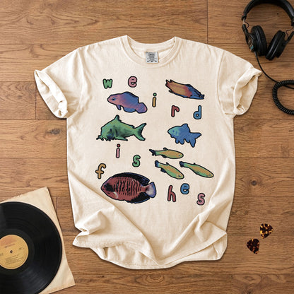 Weird Fishes Radiohead Comfort Tee – Space & Retro Rock Inspired Graphic Shirt