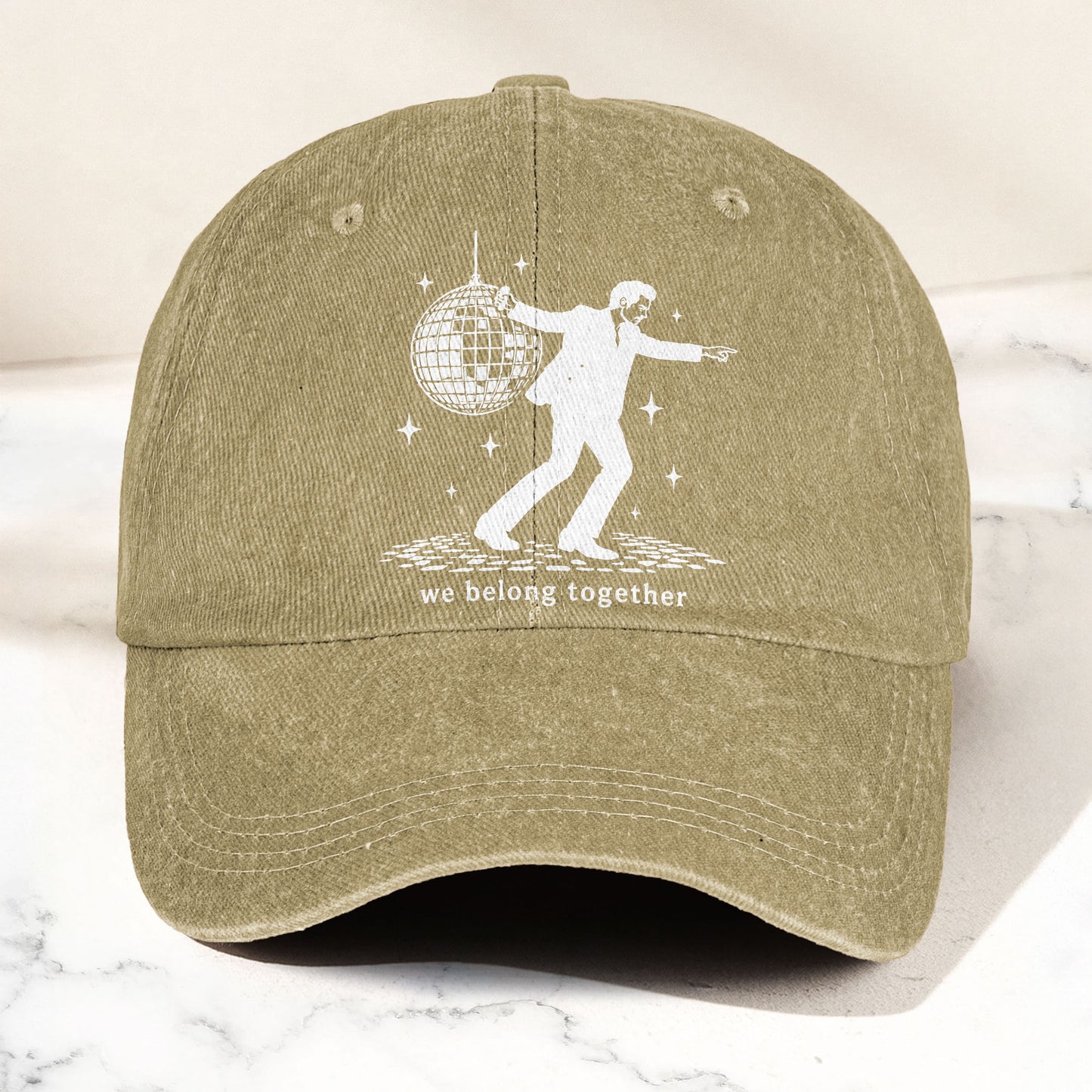 Ritchie Valens We Belong Together Disco Ball Retro Music Merch Denim Cap – Retro Vintage Dad Cap Gift For Dad (With Box)