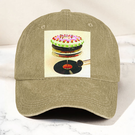 The Rolling Stones Let It Bleed Music Merch Denim Cap – Retro Vintage Dad Cap Gift For Dad (With Box)