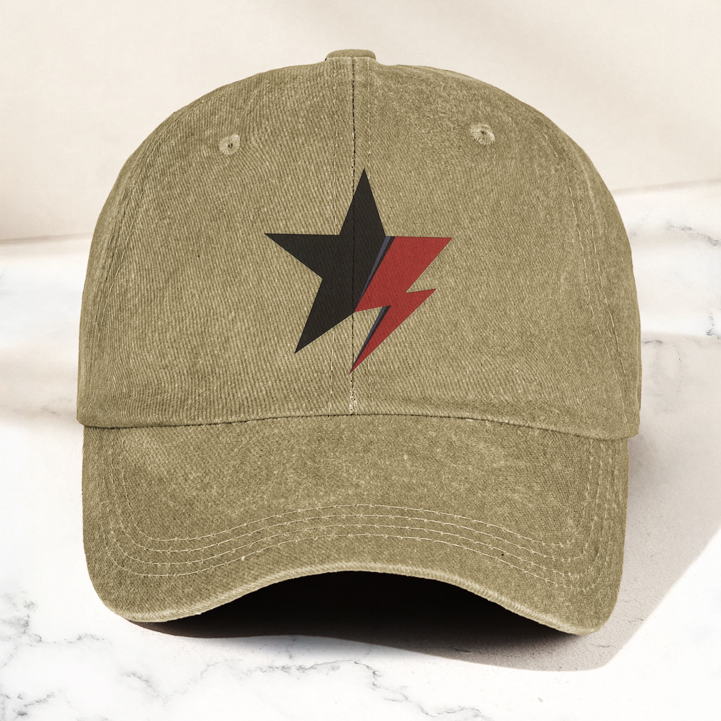 David Bowie Blackstar Ziggy Stardust Denim Cap – Retro Music Cap Gift For Dad (With Box)
