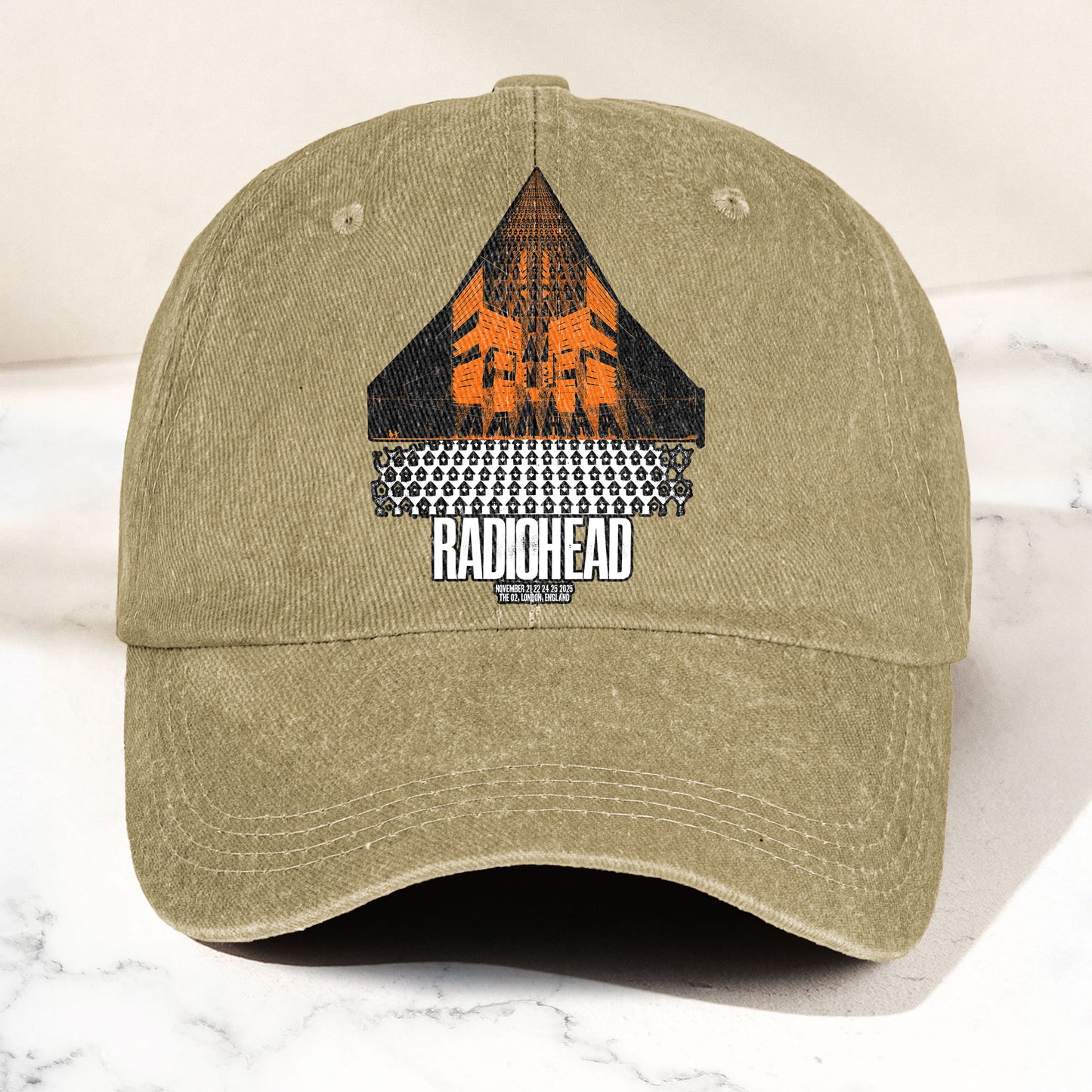 Radiohead Live in London Denim Cap – Retro Radiohead Tribute Merch Dad Hat (With Box)
