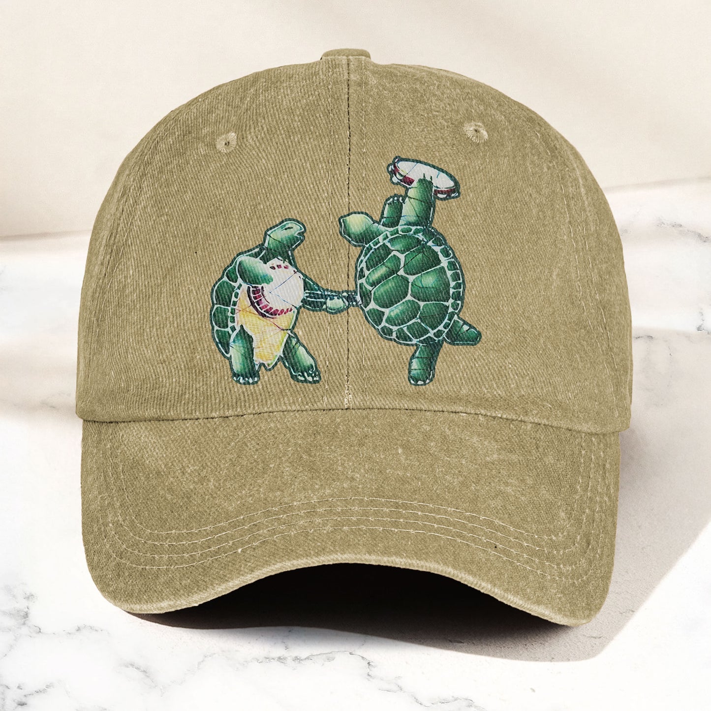 Grateful Dead Dancing Terrapins Denim Cap – Grateful Dead Tribute Merch Dad Hat (With Box)