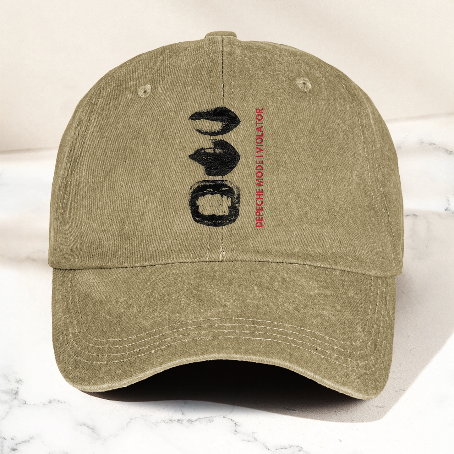 Depeche Mode Violator Denim Cap – Vintage Depeche Mode Band Merch Gift for Dad (With Box)
