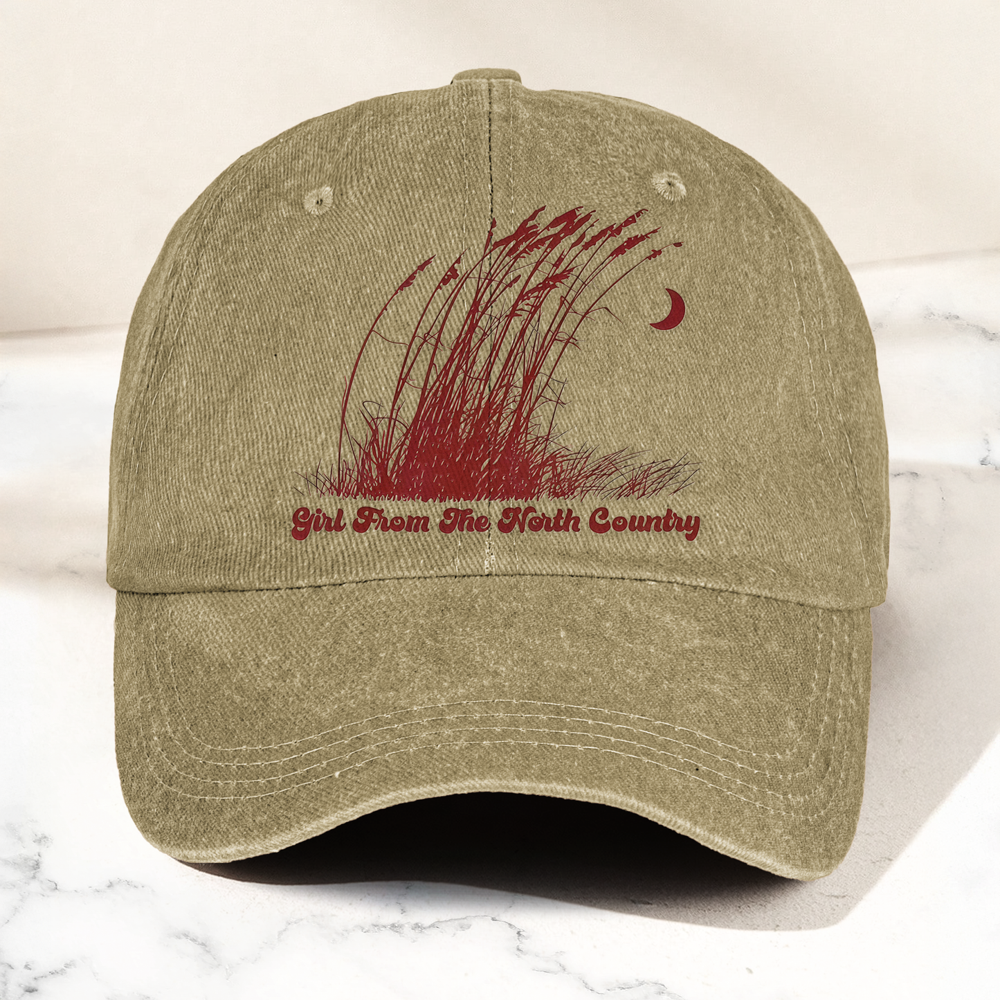 Bob Dylan Girl From The North Country Folk Lyrics Music Merch Denim Cap – Retro Vintage Dad Cap Gift For Dad (With Box)