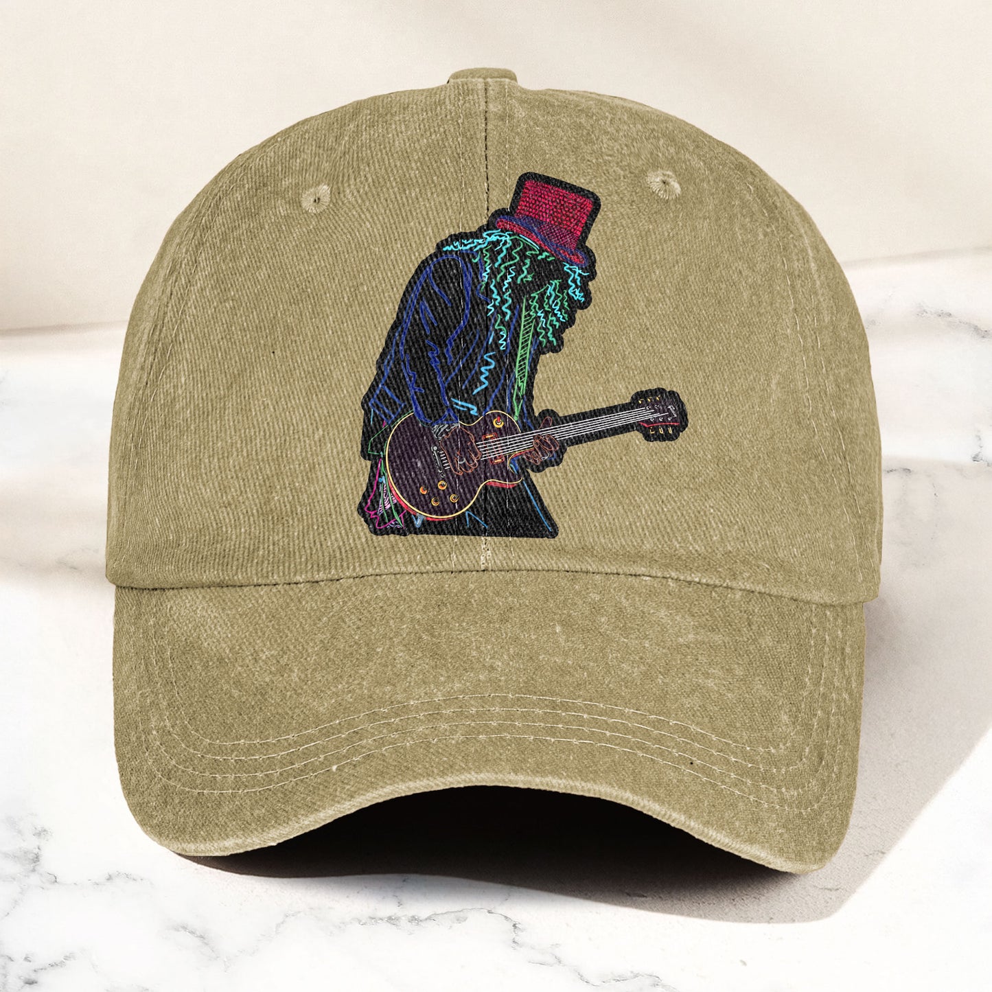 Gun N'rose Denim Cap – Retro Vintage Dad Cap Gift For Dad (With Box)
