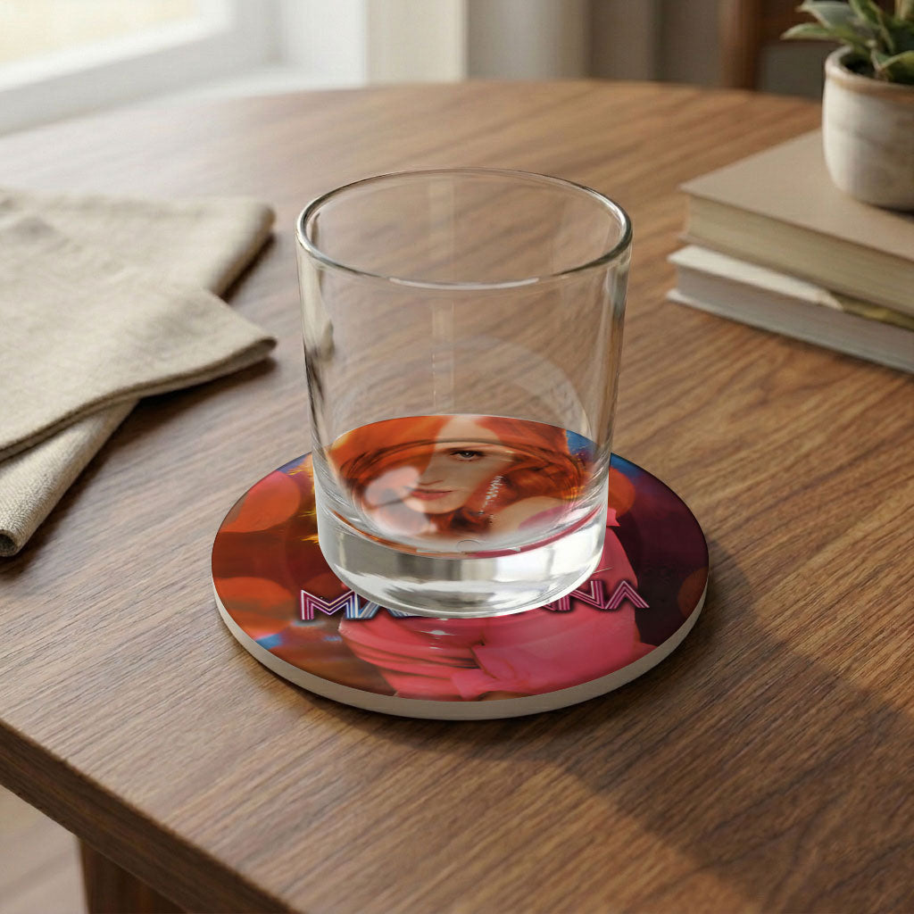 Madonna Albums Ceramic Coaster Set – Vintage Vinyl Style Music Coasters