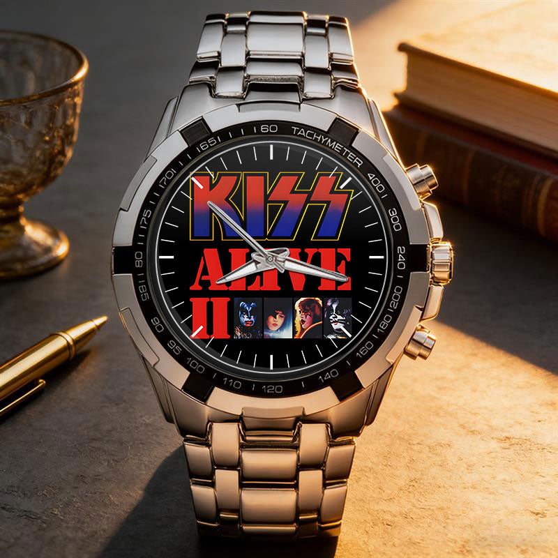 KISS Albums Collection Watch - Multiple Classic Album Designs Available
