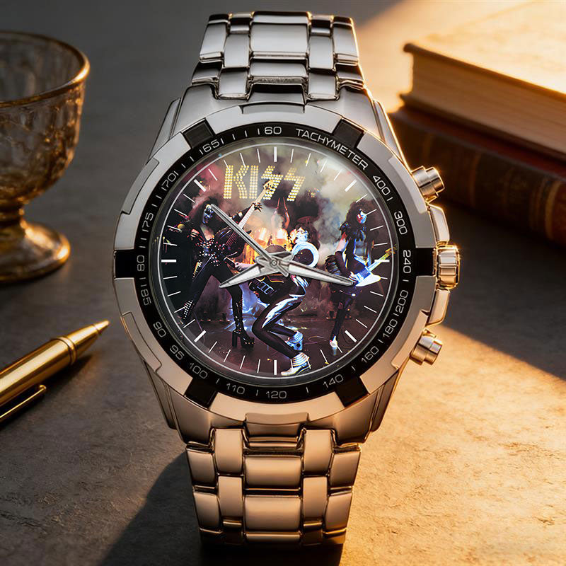 KISS Albums Collection Watch - Multiple Classic Album Designs Available