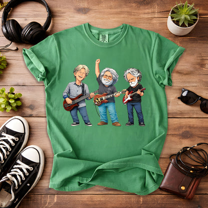 Grateful Dead Band Members Comfort Colors Tee – Bob Weir Jerry Garcia Phil Lesh Tribute Classic Rock Jam Band Shirt