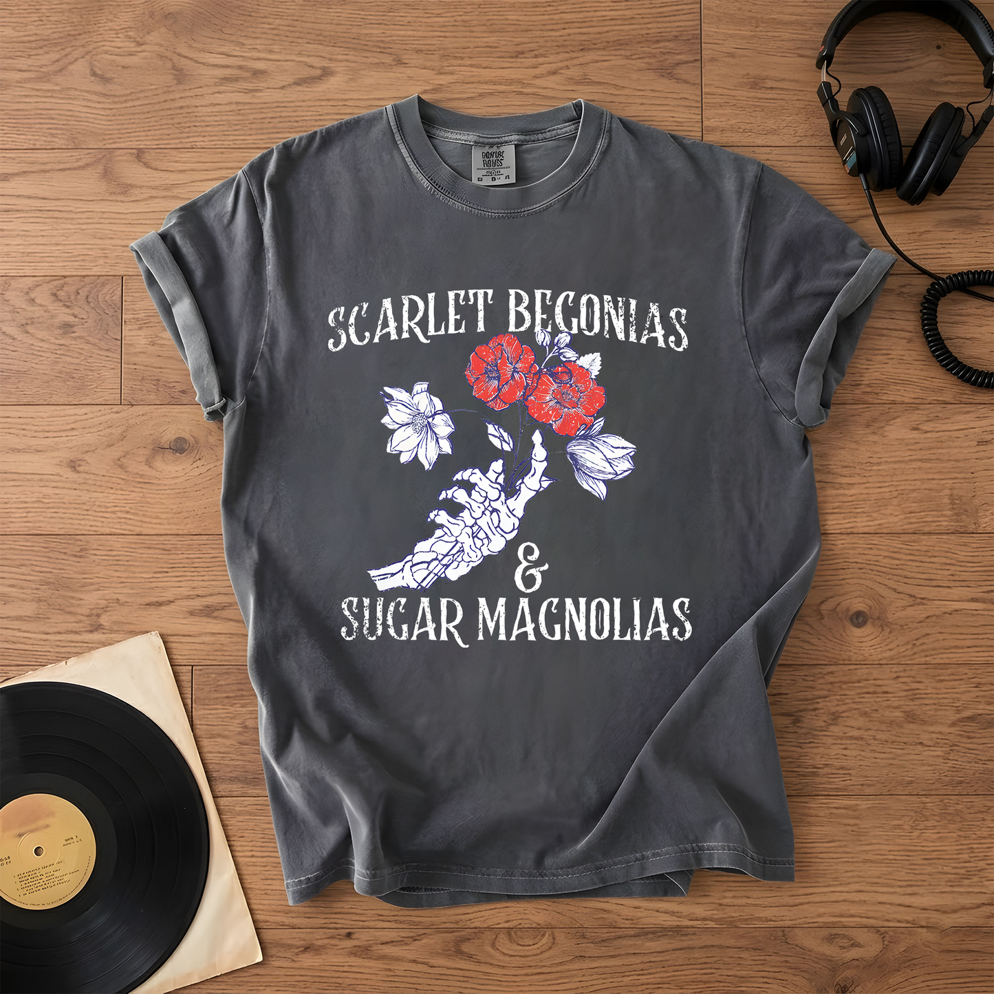 Grateful Dead Scarlet Begonias & Sugar Magnolias T-Shirt – Vintage Grateful Dead Graphic Tee