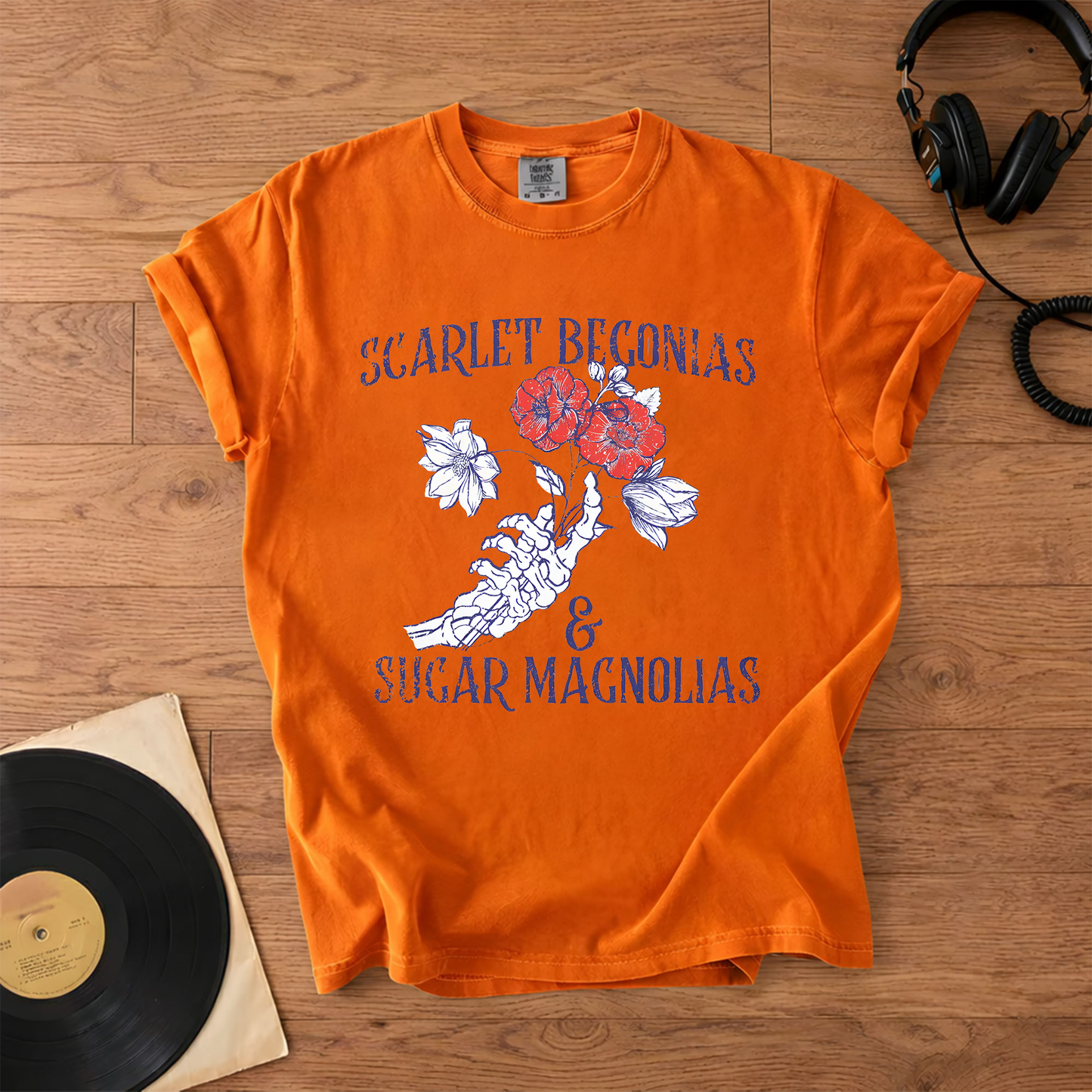 Grateful Dead Scarlet Begonias & Sugar Magnolias T-Shirt – Vintage Grateful Dead Graphic Tee