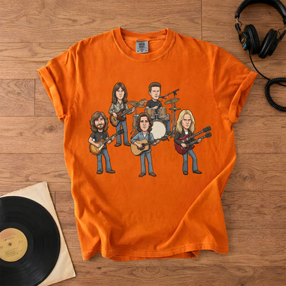 Eagles Band Comfort Colors Tee – Hotel California Members Tribute Classic Rock Shirt