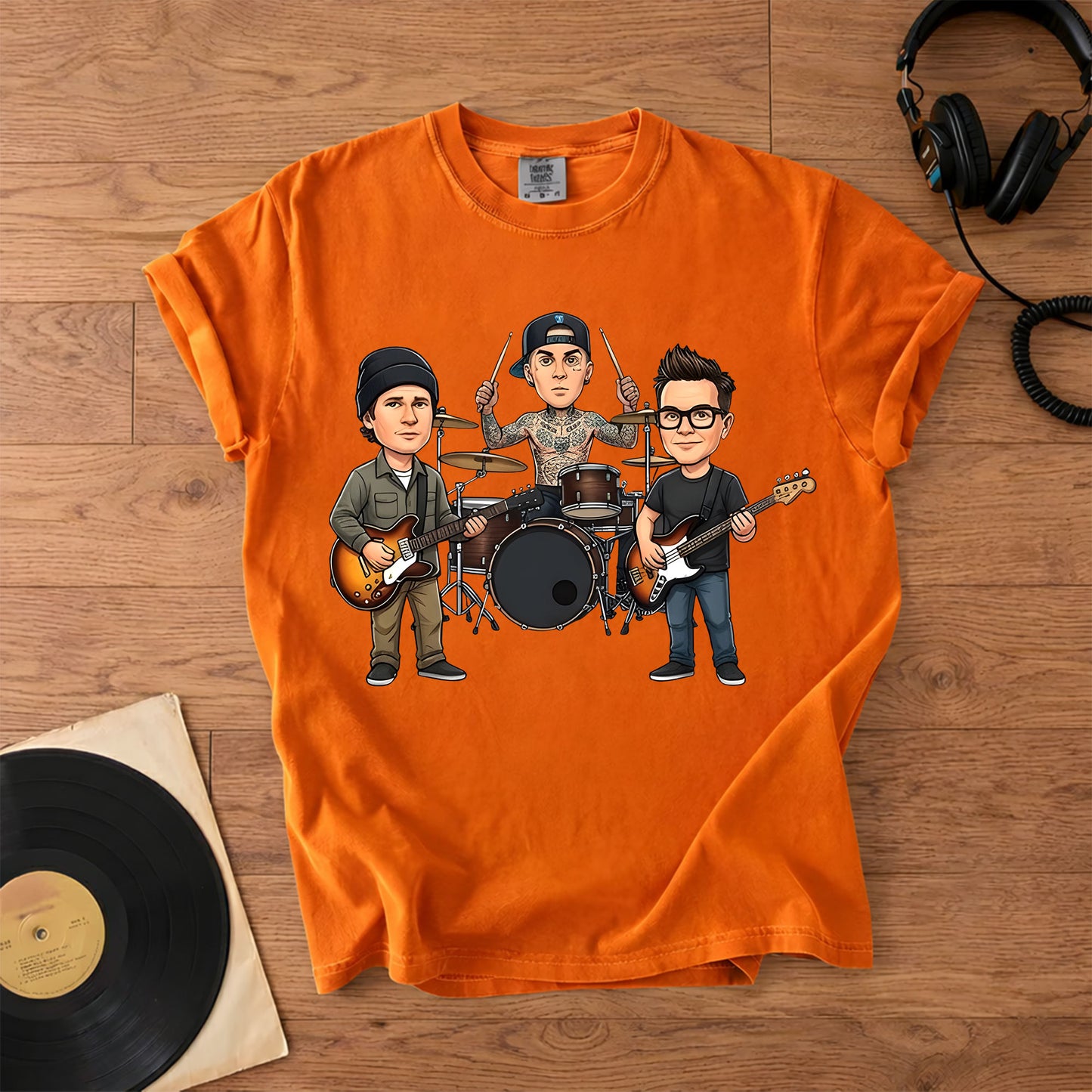 Blink-182 Comfort Colors Tee – Band Members Tribute Pop Punk Classic Shirt