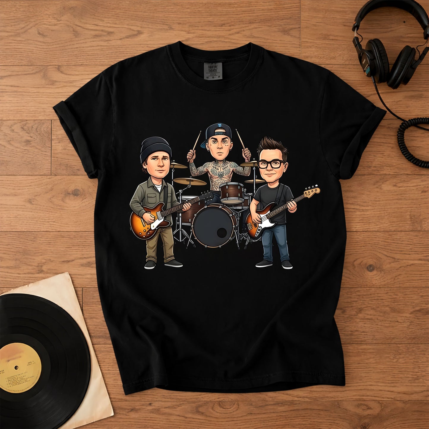 Blink-182 Comfort Colors Tee – Band Members Tribute Pop Punk Classic Shirt