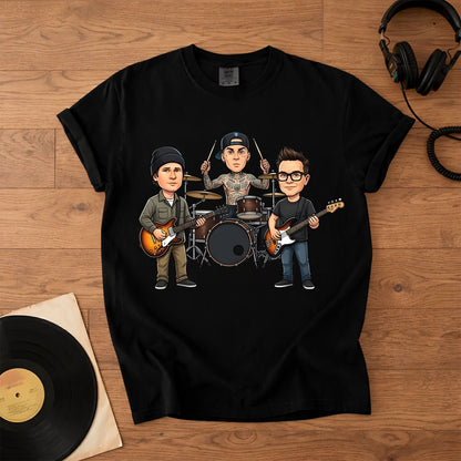 Blink-182 Comfort Colors Tee – Band Members Tribute Pop Punk Classic Shirt