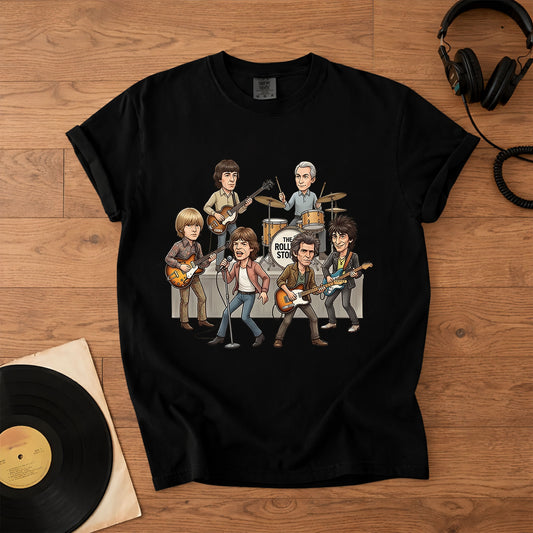 The Rolling Stones Comfort Colors Tee – Band Members Tribute Classic Rock Vintage Shirt