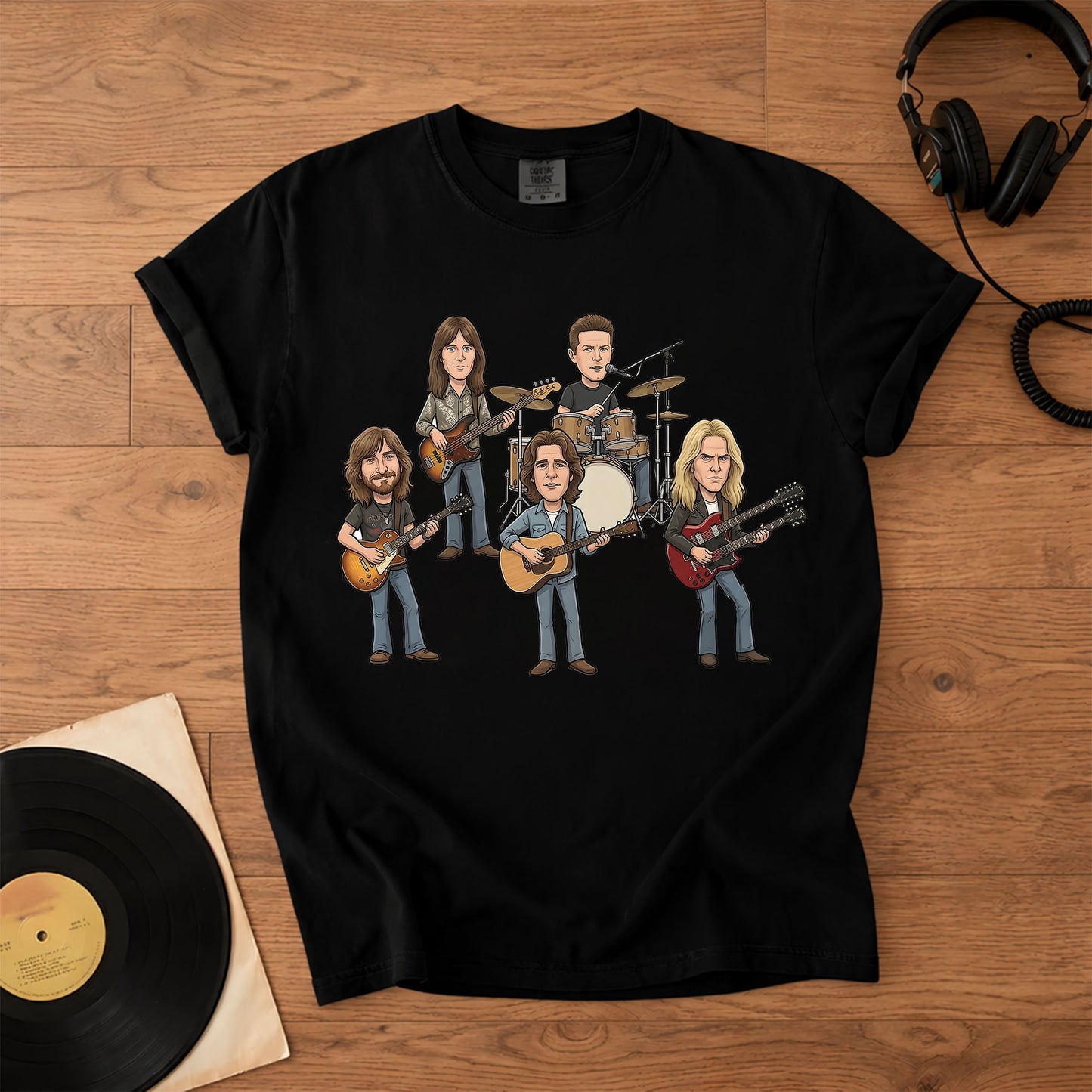 Eagles Band Comfort Colors Tee – Hotel California Members Tribute Classic Rock Shirt
