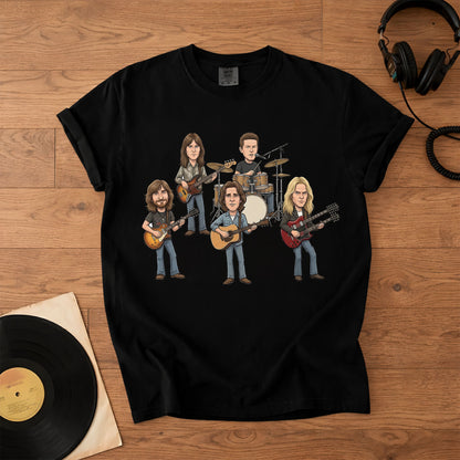 Eagles Band Comfort Colors Tee – Hotel California Members Tribute Classic Rock Shirt