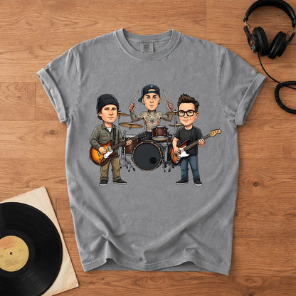 Blink-182 Comfort Colors Tee – Band Members Tribute Pop Punk Classic Shirt