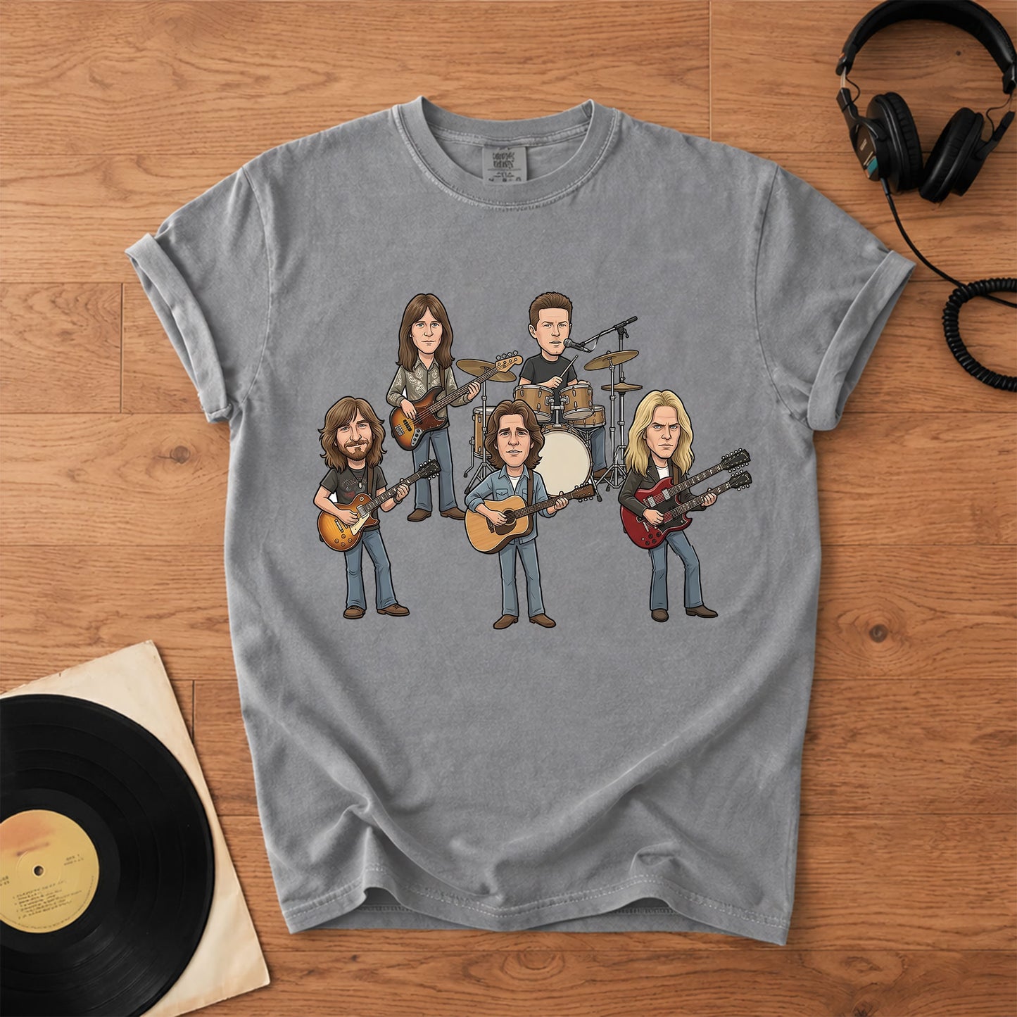 Eagles Band Comfort Colors Tee – Hotel California Members Tribute Classic Rock Shirt
